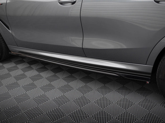 BMW X6 M-Pack G06 Facelift Side Skirts Diffusers V.1 - Maxton Design