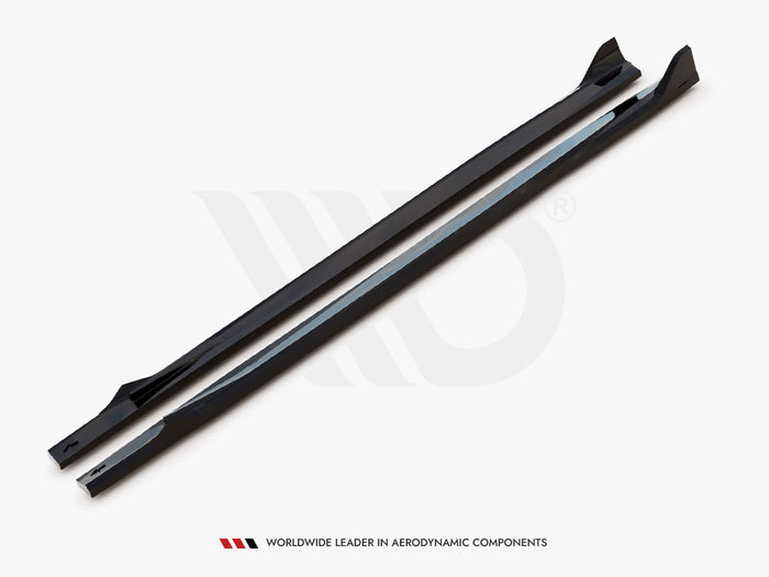 BMW X6 M-Pack G06 Facelift Side Skirts Diffusers V.2 - Maxton Design