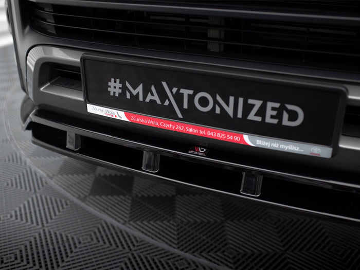Toyota Hilux Invincible Mk8 Facelift Front Splitter - Maxton Design