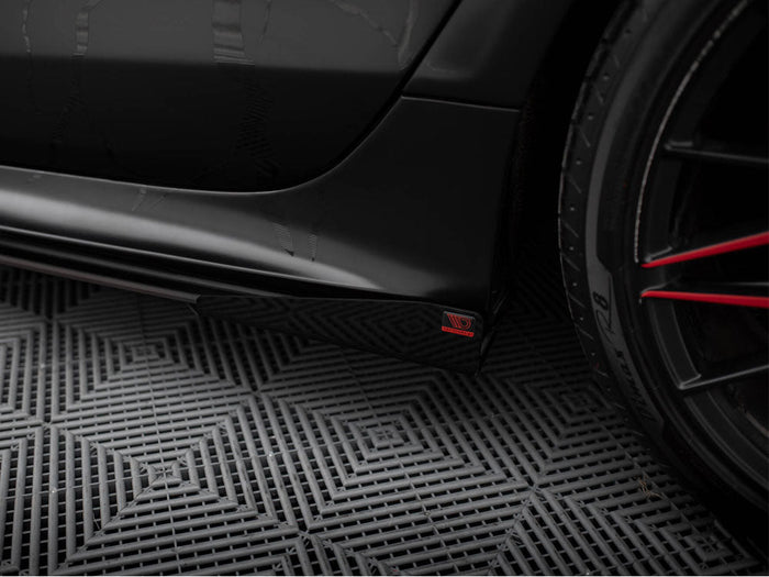 Maxton Design - Street PRO Side Skirts Diffusers + Flaps Audi RS7 C7