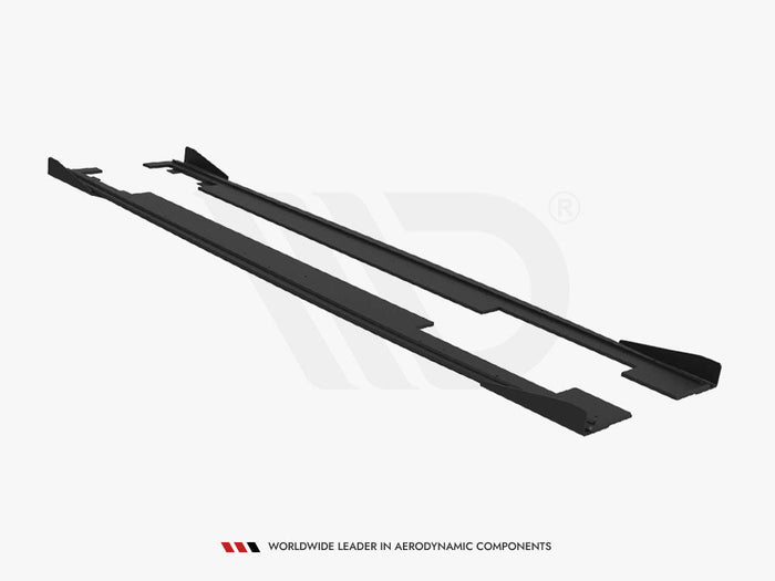 Maxton Design - Street PRO Side Skirts Diffusers + Flaps Audi RS7 C7