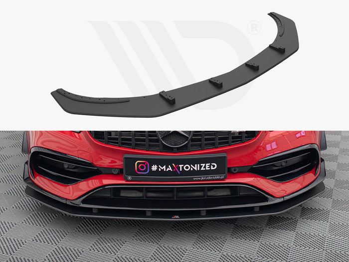 Maxton Design - STREET PRO FRONT SPLITTER MERCEDES-BENZ A 45 AMG AERO W176 FACELIFT