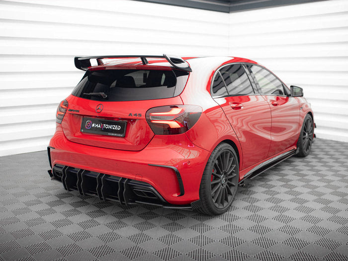 Maxton Design - STREET PRO REAR DIFFUSER MERCEDES-BENZ A 45 AMG W176 FACELIFT