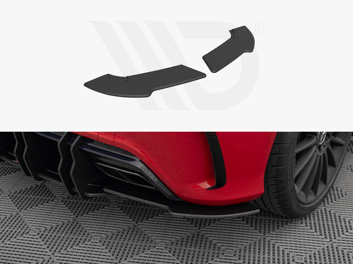 Maxton Design - STREET PRO REAR SIDE SPLITTERS MERCEDES-BENZ A 45 AMG W176 FACELIFT