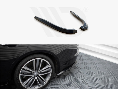Infiniti Q50 S Mk1 Rear Side Splitters V.2 - Maxton Design