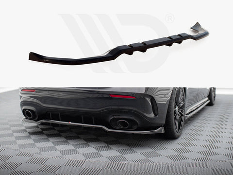 Mercedes-AMG A35 Hatchback W177 Rear Splitter (Vertical Bars) - Maxton Design