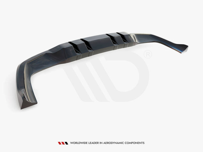 Mercedes-AMG A35 Hatchback W177 Rear Splitter (Vertical Bars) - Maxton Design