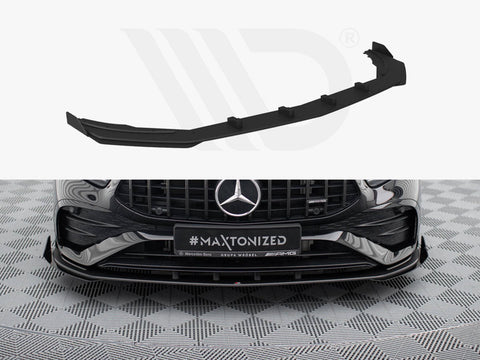 Maxton Design - Street PRO Front Splitter + Flaps Mercedes-AMG A35 W177 Facelift