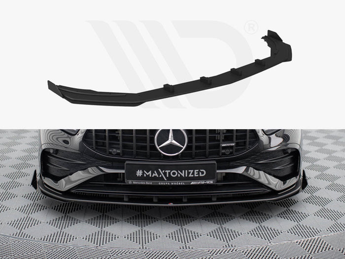 Maxton Design - Street PRO Front Splitter + Flaps Mercedes-AMG A35 W177 Facelift