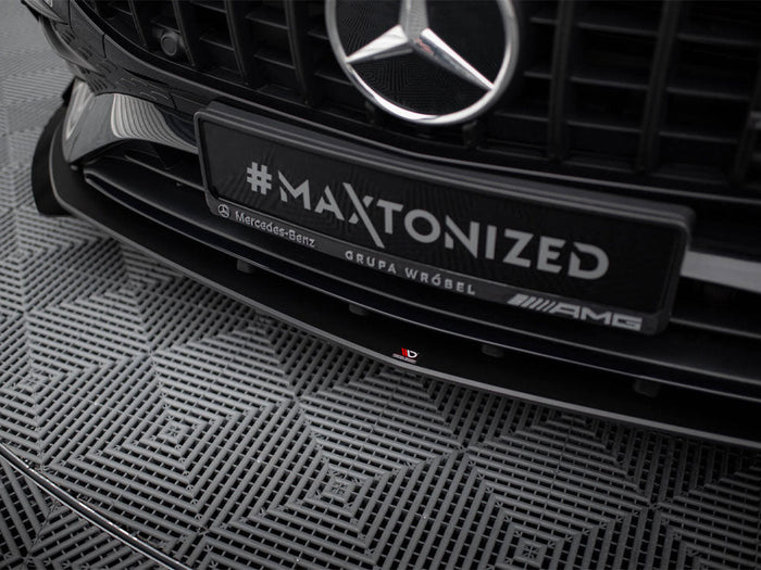 Maxton Design - Street PRO Front Splitter + Flaps Mercedes-AMG A35 W177 Facelift