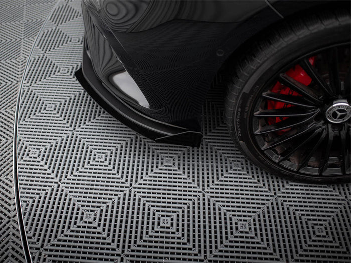 Maxton Design - Street PRO Front Splitter + Flaps Mercedes-AMG A35 W177 Facelift