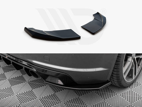Audi TT S-Line 8S Rear Side Splitters V.2 - Maxton Design