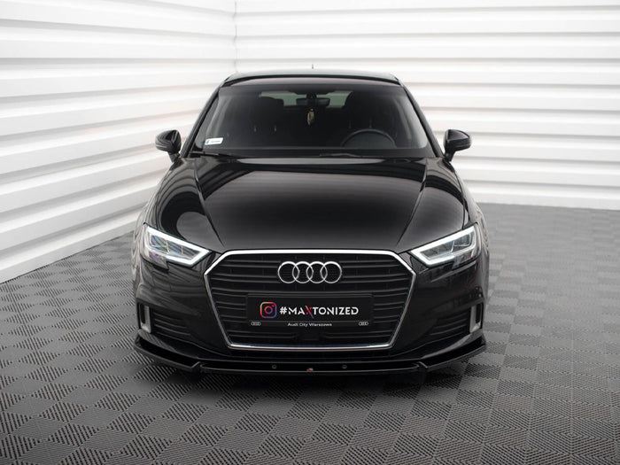 Audi A3 Sportback 8V Facelift Front Splitter V.1 - Maxton Design