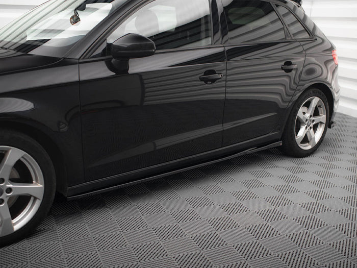Audi A3 Sportback 8V Facelift Side Skirts Diffusers - Maxton Design