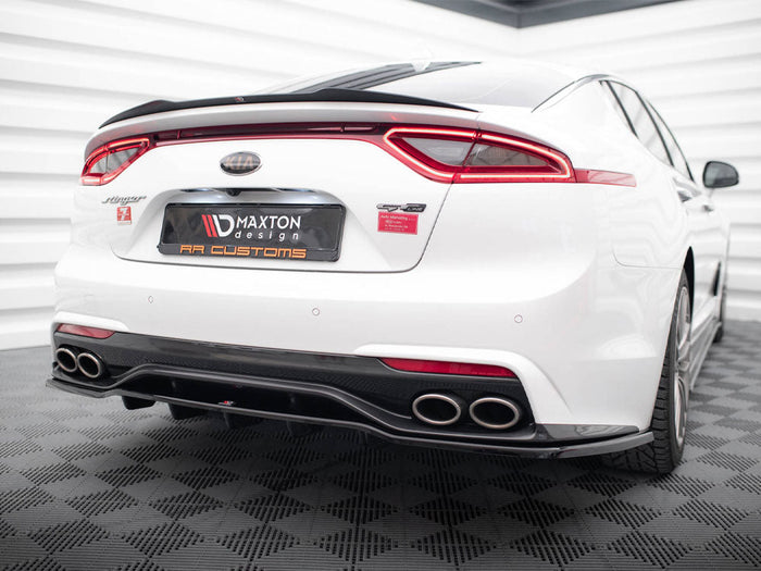 Maxton Design - CENTRAL REAR SPLITTER (VERTICAL BARS) KIA STINGER MK1