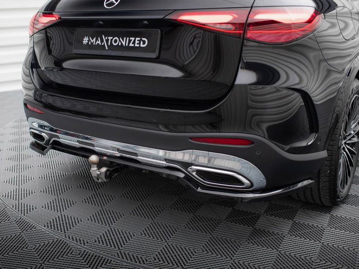 Rear Splitter (Vertical Bars) Mercedes-Benz GLC AMG-Line X254 - Maxton Design