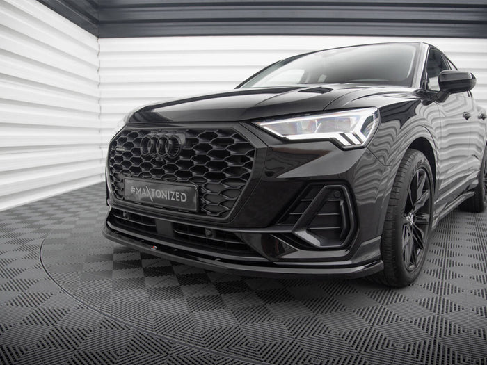 Audi Q3 Sportback F3 Front Splitter V.1 - Maxton Design