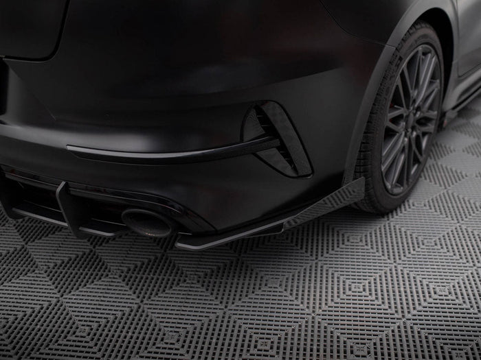 Maxton Design - STREET PRO REAR SIDE SPLITTERS + FLAPS KIA PROCEED GT MK1 FACELIFT