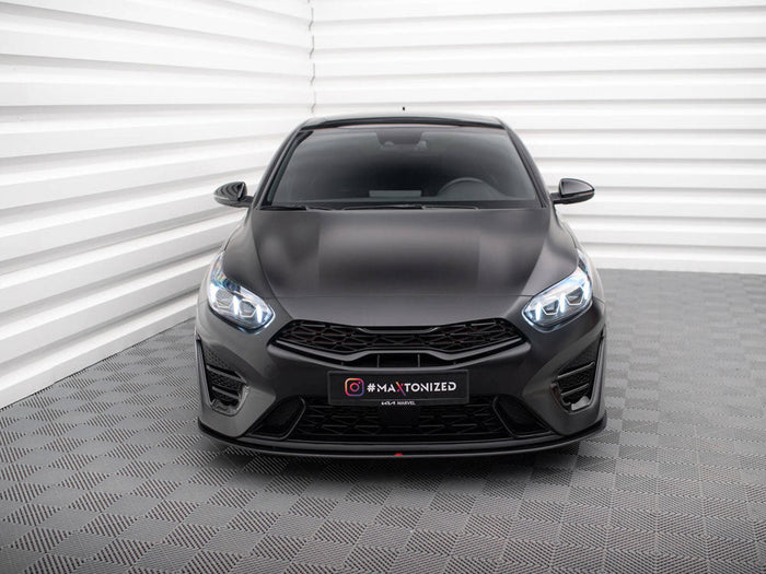 Maxton Design - Street PRO Front Splitter Kia Proceed GT Mk3 Facelift / Ceed GT / GT - Line Mk1 Facelift