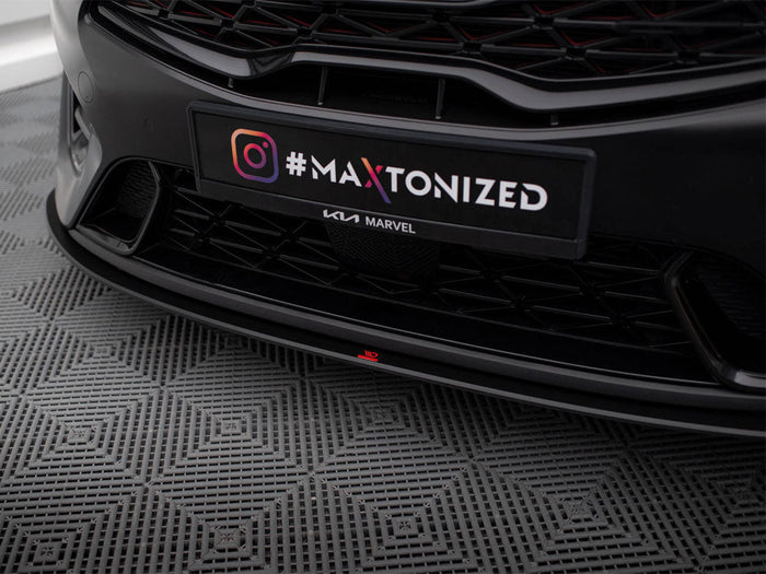 Maxton Design - Street PRO Front Splitter Kia Proceed GT Mk3 Facelift / Ceed GT / GT - Line Mk1 Facelift