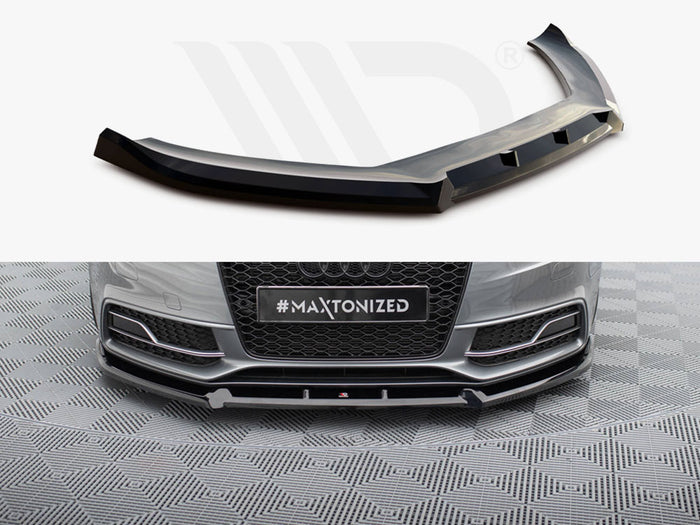 Audi S5 / A5 S-Line Coupe / Sportback 8T Facelift Front Splitter V.3 - Maxton Design