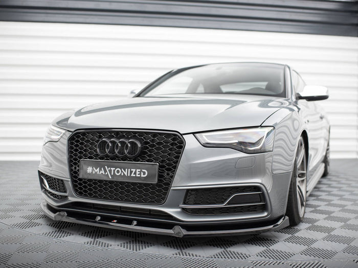 Audi S5 / A5 S-Line Coupe / Sportback 8T Facelift Front Splitter V.3 - Maxton Design