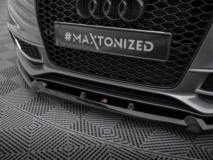 Audi S5 / A5 S-Line Coupe / Sportback 8T Facelift Front Splitter V.3 - Maxton Design