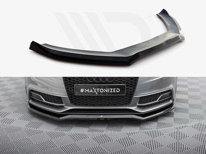 Audi S5 / A5 S-Line Coupe / Sportback 8T Facelift Front Splitter V.4 - Maxton Design