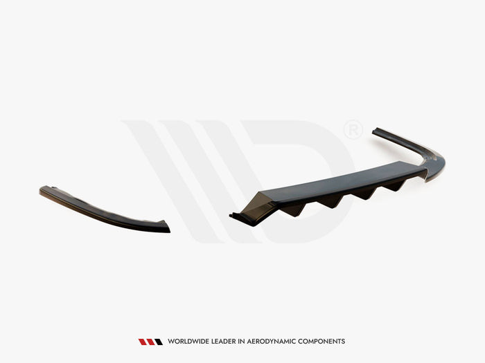 Volkswagen Passat R-Line B8 Rear Splitter (Vertical Bars) - Maxton Design