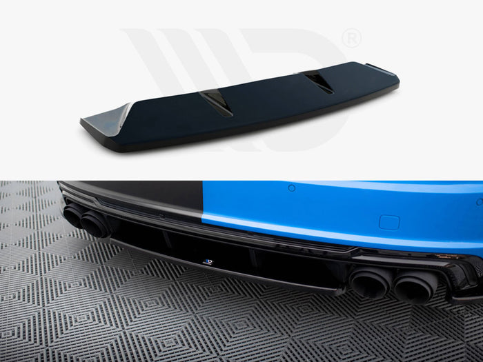 Audi TT S 8S Facelift Central Rear Splitter - Maxton Design