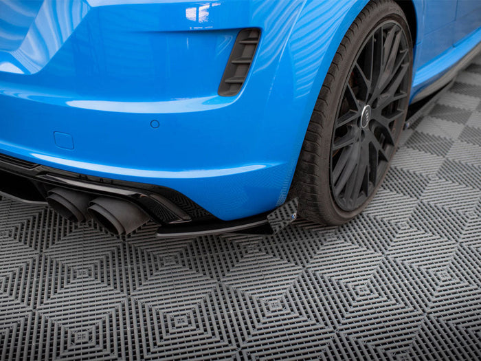 Maxton Design - Street Pro Rear Side Splitters + Flaps Audi TT S 8S Facelift
