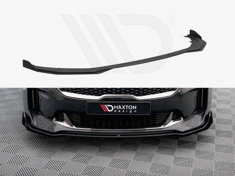 Maxton Design - STREET PRO FRONT SPLITTER + FLAPS KIA STINGER GT / GT-LINE MK1