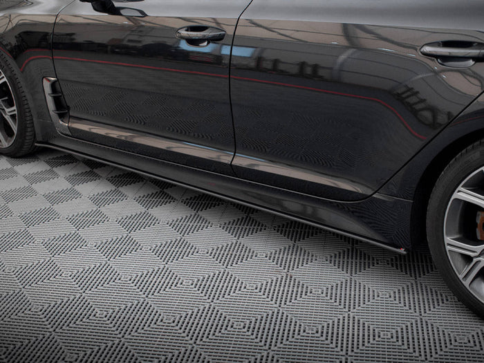 Maxton Design - STREET PRO SIDE SKIRTS DIFFUSERS KIA STINGER GT / GT-LINE MK1