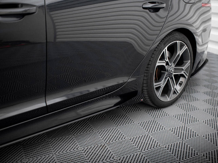 Maxton Design - STREET PRO SIDE SKIRTS DIFFUSERS + FLAPS KIA STINGER GT / GT-LINE MK1