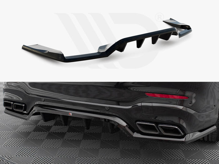Mercedes-AMG GLC 63 SUV X253 Rear Splitter (Vertical Bars) V.1 - Maxton Design