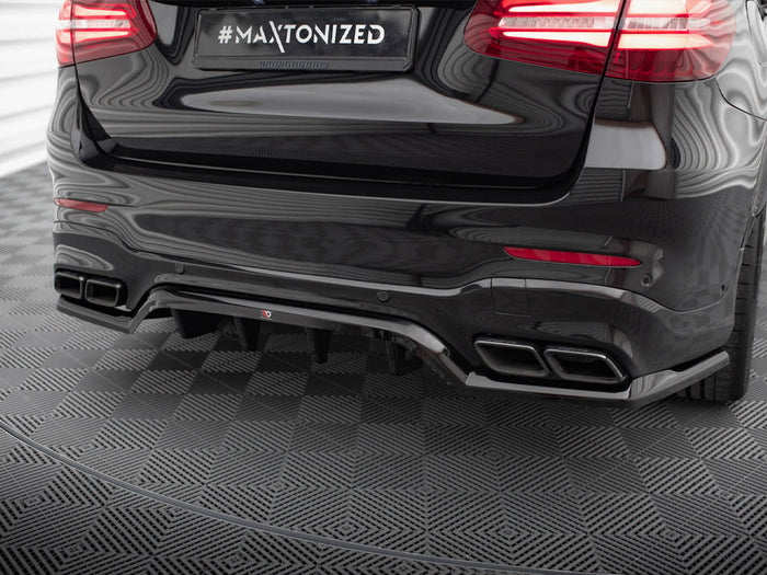Mercedes-AMG GLC 63 SUV X253 Rear Splitter (Vertical Bars) V.1 - Maxton Design