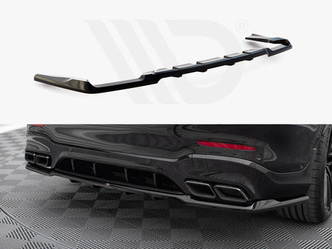 Mercedes-AMG GLC 63 SUV X253 Rear Splitter (Vertical Bars) V.2 - Maxton Design