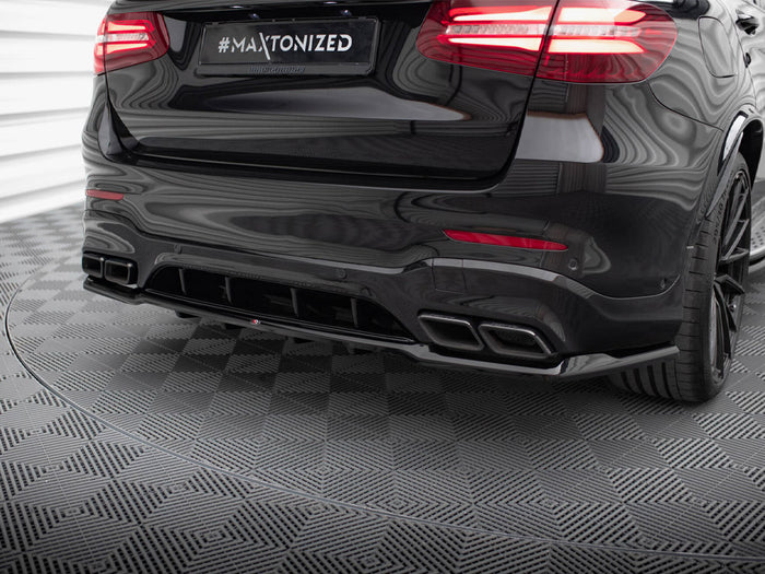 Mercedes-AMG GLC 63 SUV X253 Rear Splitter (Vertical Bars) V.2 - Maxton Design