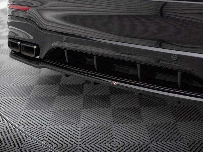 Mercedes-AMG GLC 63 SUV X253 Rear Splitter (Vertical Bars) V.2 - Maxton Design