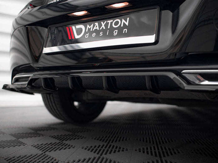 Toyota Corolla Hatchback Mk12 Rear Splitter (Vertical Bars) - Maxton Design