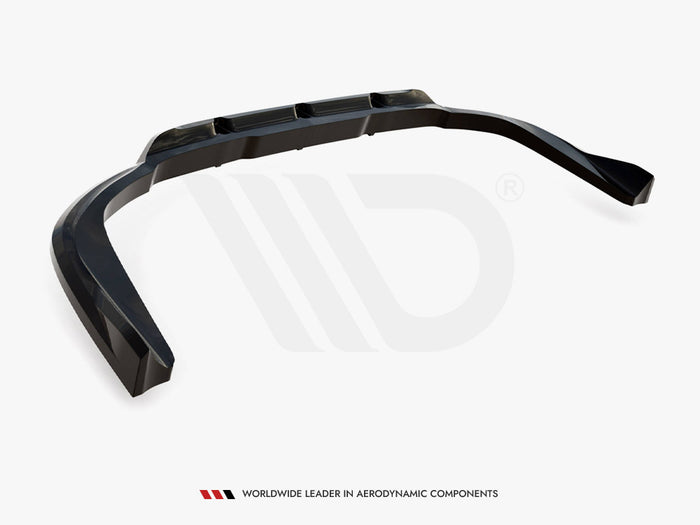 Lexus RX Mk4 Facelift Central Rear Splitter (Vertical Bars) - Maxton Design