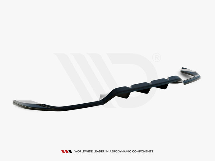 Central Rear Splitter (Vertical Bars) Cupra Leon Hatchback Mk1 - Maxton Design