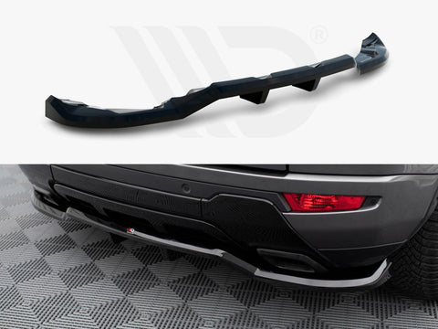 Rear Splitter (Vertical Bars) Land Rover Range Rover Evoque HSE Dynamic Mk1 Facelift - Maxton Design