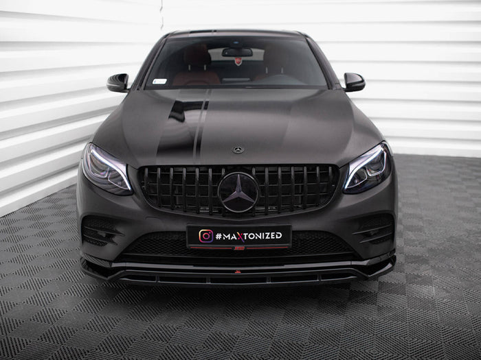 Front Splitter Mercedes-Benz GLC Coupe AMG-Line / 43 AMG C253 - Maxton Design