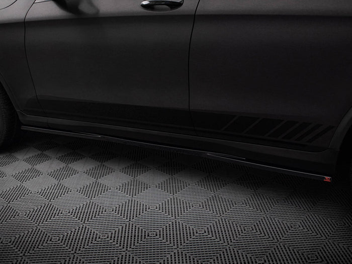 Side Skirts Diffusers V.2 Mercedes-Benz GLC Coupe AMG-Line C253 - Maxton Design