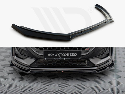 Ford Fiesta ST / ST-Line Mk8 Facelift Front Splitter V.4 - Maxton Design