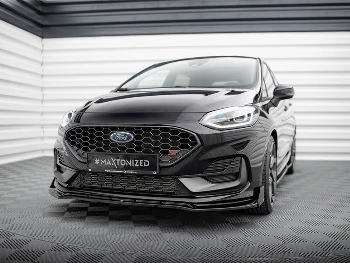Maxton Design - FRONT SPLITTER V.4 + FLAPS FORD FIESTA ST / ST-LINE MK8 / 8.5