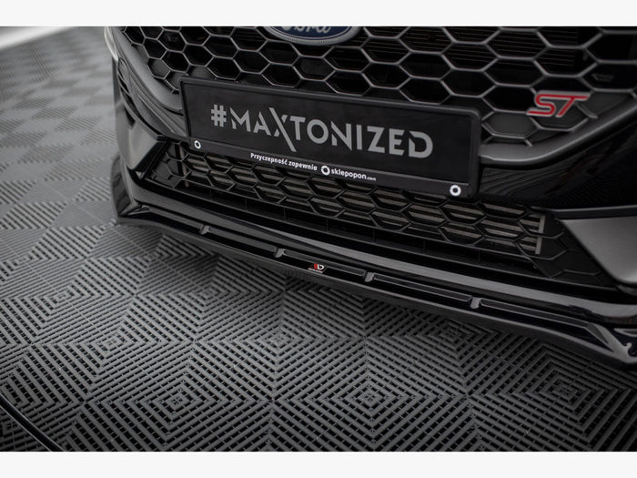 Maxton Design - FRONT SPLITTER V.4 + FLAPS FORD FIESTA ST / ST-LINE MK8 / 8.5