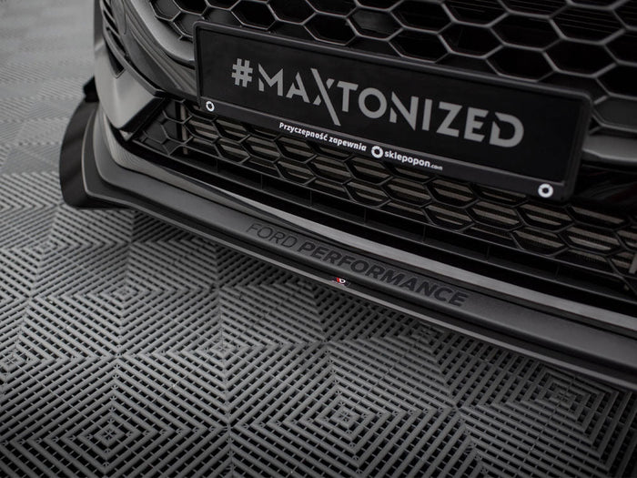Maxton Design - STREET PRO FRONT SPLITTER + FLAPS FORD FIESTA ST/ST LINE MK8/8.5 FACELIFT