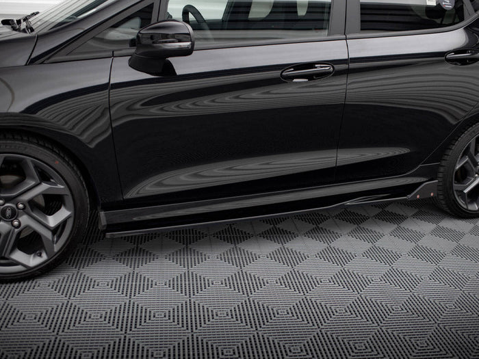 Maxton Design - SIDE SKIRTS DIFFUSERS V.2 + FLAPS FORD FIESTA ST / ST-LINE MK8/8.5